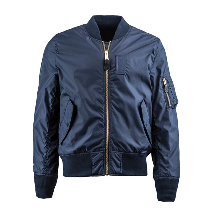 Short Nylon-Effect Puffer Jacket