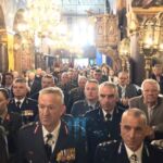 Η επιμνημόσυνη δέηση και κατάθεση στεφάνων στην κεντρική πλατεία, με αφορμή τη σημερινή 111η επέτειο της απελευθέρωσης της πόλης της Κοζάνης από τον τουρκικό ζυγό
