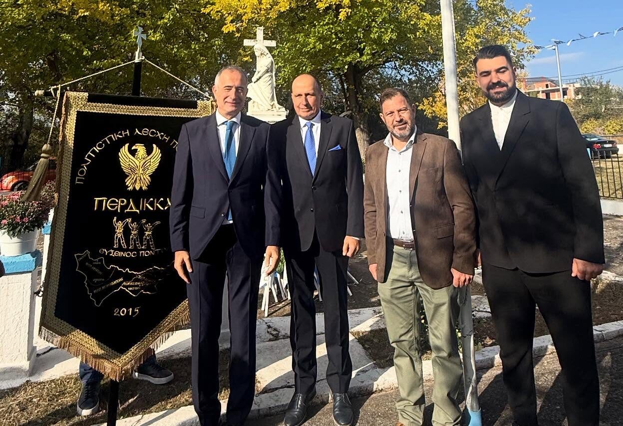 Ο Βουλευτής Στάθης Κωνσταντινίδης τίμησε την 113η επέτειο απελευθέρωσης του Περδίκκα