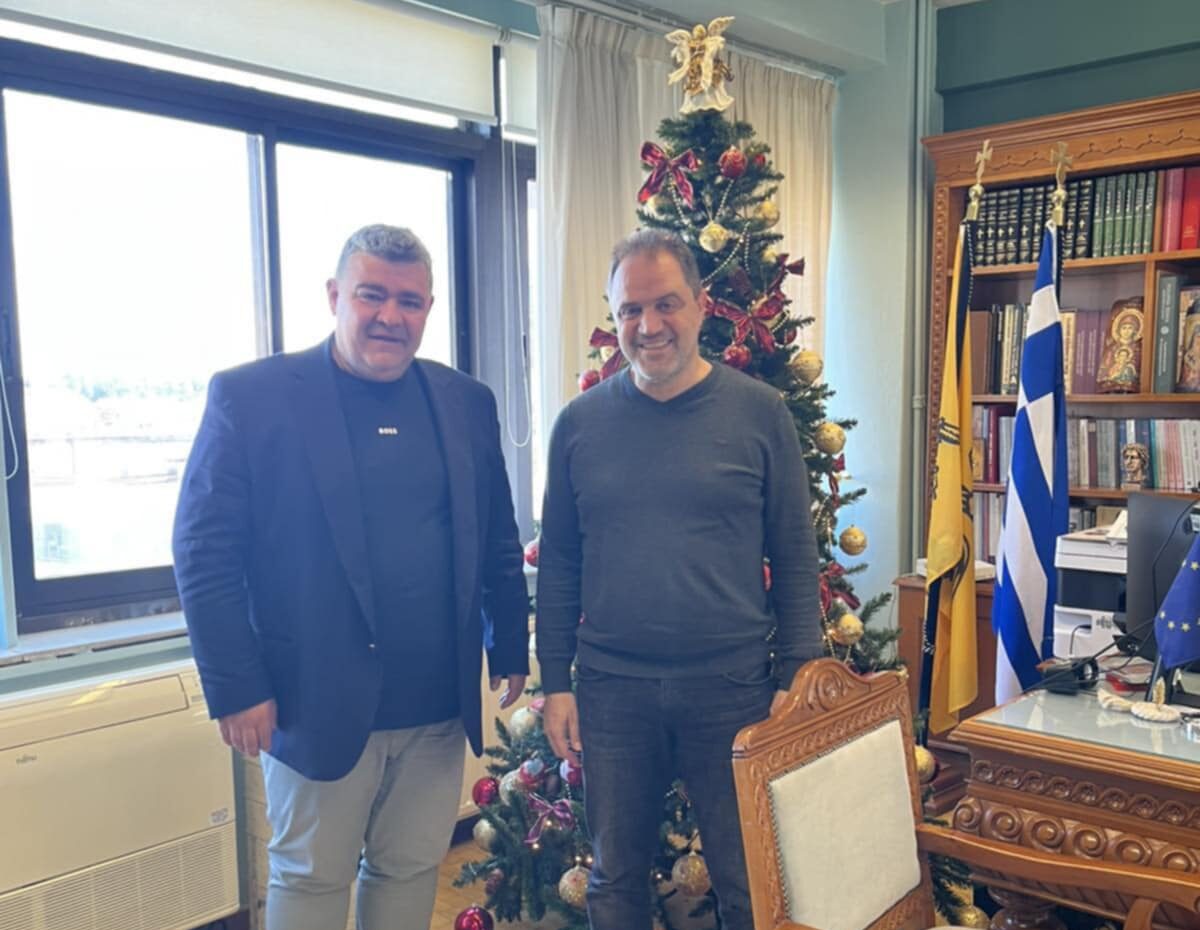 Επιμελητήριο Κοζάνης: Συνάντηση εργασίας του Προέδρου του Επιμελητηρίου Κοζάνης  Μητλιάγκα Γιάννη με τον Αντιπεριφερειάρχη της Π.Ε. Κοζάνης Βύζα Κωνσταντίνο